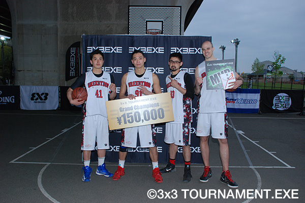 優勝したGREEDYDOGは、FIBA 3×3 World Tour Mastersへ出場決定