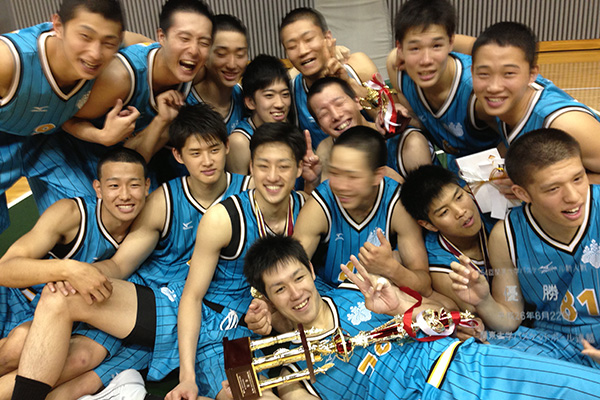 関東大学バスケットボール新人戦を制した筑波大学